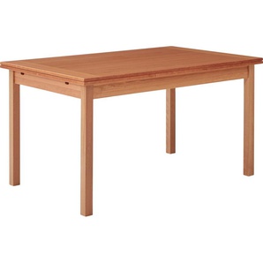 Esstisch HAMMEL FURNITURE Basic by Hammel Dinex Tische Gr. B/H/T: 140 cm x 76 cm x 90 cm, Auszugsplatte, rot (kirsche) Esstische rechteckig aus FurnierMassivholz, in zwei Breiten, mit Auszugsfunktion