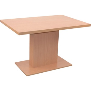 Esstisch HOFMANN LIVING AND MORE Tische Gr. B/H/T: 120 cm x 75 cm x 80 cm, Tischplatte nicht ausziehbar, buche, nachbildung, nachbildung Esstische rechteckig