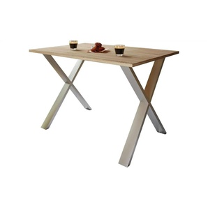 Esstisch - holzfarben - Materialmix - 110 cm - 76 cm | Möbel Kraft