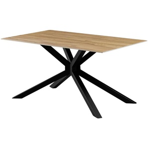 Esstisch - holzfarben - Materialmix - 90 cm - 75,5 cm | Möbel Kraft