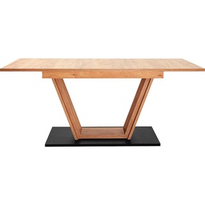 Esstisch HOME AFFAIRE Kala Tische Gr. B/H/T: 160 cm x 76 cm x 90 cm, braun (wotan eiche, wotan eiche) Esstische rechteckig Verlängerbar durch Einlegeplatte, in 2 Größen zur Auswahl