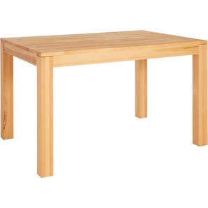 Esstisch HOME AFFAIRE Madison Tische Gr. B/H/T: 130 cm x 77 cm x 90 cm, beige (kernbuche) Esstische rechteckig Breite 130 oder 150 cm