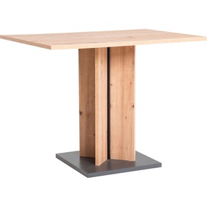 Esstisch HOME AFFAIRE Sofi Tische Gr. B/H/T: 110 cm x 75 cm x 70 cm, braun (dekor eiche ontario) Esstische rechteckig In 2 Größen zur Auswahl
