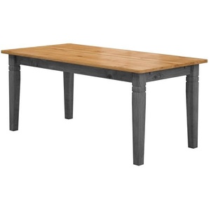 Esstisch Fjord II 140cm Grau/Kiefer Laugenfarbig/Kiefer Grau