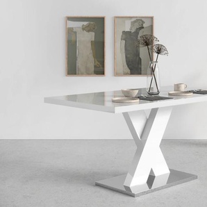 Esstisch INOSIGN Ali Tische Gr. B/H/T: 160 cm x 76 cm x 90 cm, weiß (weiß hochglanz) Esstische rechteckig