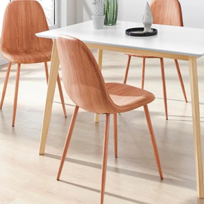 Esstisch INOSIGN Cody Tische Gr. B/H/T: 120 cm x 76 cm x 70 cm, weiß Esstisch Holz-Esstische Küchentisch Rechteckiger Tisch mit Beinen aus Massivholz eckige MDF-Tischplatte, in 2 Farbvarianten