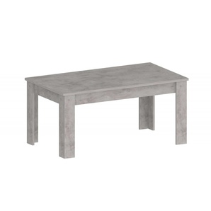 Esstisch INOSIGN JESI Tische Gr. B/H/T: 160 cm x 75 cm x 90 cm, Einlegeplatte, silberfarben (silber beton matt, silber matt) Esstische rechteckig