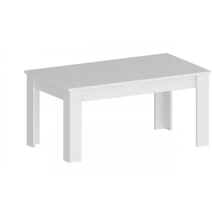 Esstisch INOSIGN JESI Tische Gr. B/H/T: 160 cm x 75 cm x 90 cm, Einlegeplatte, weiß (weiß hochglanz, hochglanz) Esstische rechteckig