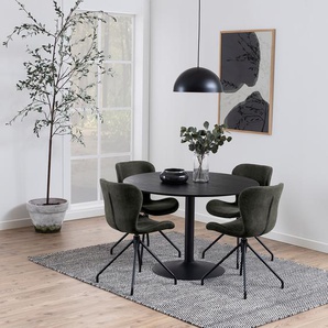 Esstisch Ireby I Ø 110cm Schwarz