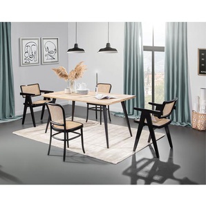 Esstisch Le Vigan 160 x 76 x 90cm Beige