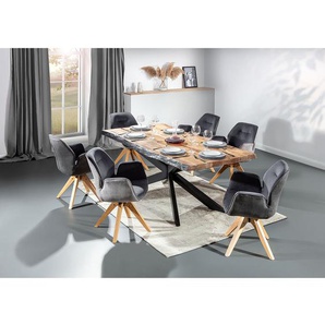 Esstisch Milland I 200cm Braun