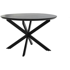 by Living Esstisch mit Auszug Oregon ¦ schwarz ¦ Maße (cm): B: 120 H: 76