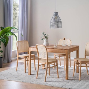 Esstisch MoWOOD I 120 x 80cm Beige/Buche Hell Buche