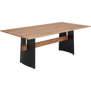 Esstisch NIEHOFF SITZMÖBEL Merlot 593-79 Tische Gr. B/H/T: 180 cm x 76 cm x 100 cm, braun (charakter eiche) Esstische rechteckig Tisch in Charakter- Eiche massiv, 3 Breiten