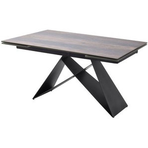 Esstisch Pinna 160 x 90 cm Braun/Eiche Dunkel Dekor