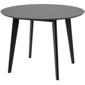 Esstisch Ø 105cm Schwarz/Eiche Schwarz