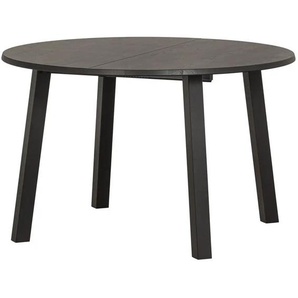 WOOOD Esstisch ¦ schwarz ¦ Maße (cm): H: 75 Ø: 120