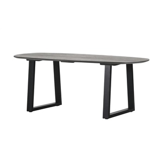 Esstisch - schwarz - Materialmix - 100 cm - 74,2 cm | Möbel Kraft