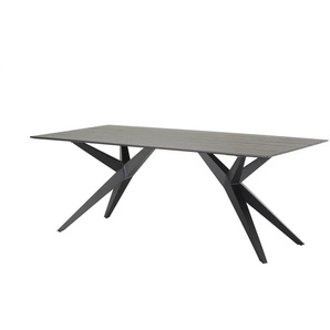 Esstisch - schwarz - Materialmix - 100 cm - 76 cm | Möbel Kraft