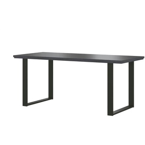 Esstisch - schwarz - Materialmix - 80 cm - 76 cm | Möbel Kraft