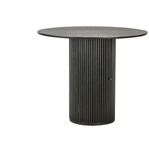 Esstisch - schwarz - Materialmix - 90 cm - 75 cm | Möbel Kraft