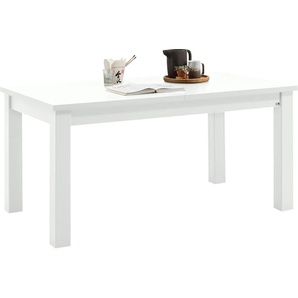Esstisch SET ONE BY MUSTERRING TACOMA Tische Gr. B/H/T: 160 cm x 76 cm x 90 cm, weiß (weiß arctic matt) Holz-Esstische Rechteckiger Esstisch Tisch