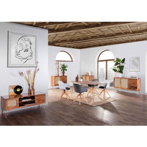 Esstisch Silian 160 x 90cm Braun Mango