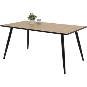 Esstisch Speen 160 x 76 x 90cm Braun/Eiche Artisan Dekor