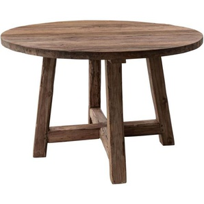 Esstisch Teak 120x120x78 natur unbehandelt bassano 146