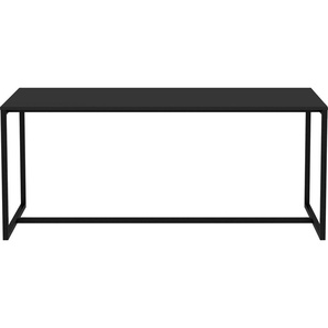 Esstisch TENZO LIPP Tische Gr. B/H/T: 180 cm x 75 cm x 90 cm, schwarz (shadow schwarz, shadow schwarz) Couchtisch Eckige Couchtische eckig Design von Tenzo studio, Breite 180 cm