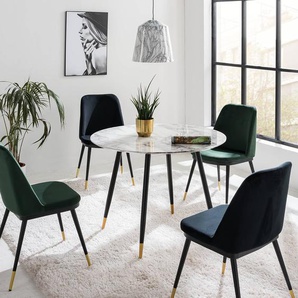 Esstisch Towe II Ø 100cm Weiß