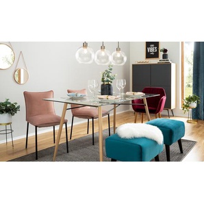 Esstisch Vaasa 150 x 75 x 80cm Braun/Beige/Eiche Dekor
