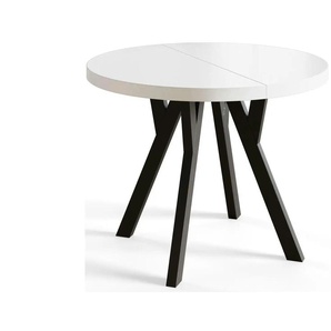 Esstisch ausziehbar Ove ¦ weiß Ø: 100