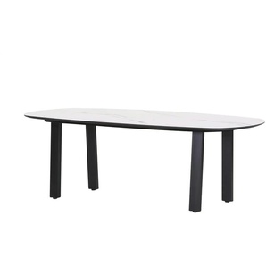 Esstisch - weiß - Materialmix - 100 cm - 74,2 cm | Möbel Kraft