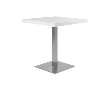 Esstisch - weiß - Materialmix - 70 cm - 75 cm | Möbel Kraft