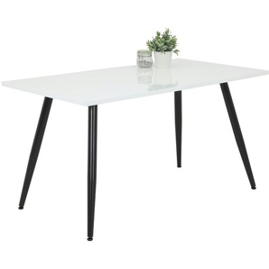 Esstisch   ¦ weiß ¦ Maße (cm): B: 80 H: 76