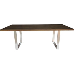 Esstisch WHITEOAK Tische Gr. B/H/T: 90 cm x 74 cm x 90 cm, braun (wildnussbaum natur geölt, nussbaum geölt) Esstische rechteckig in hochwertiger Verarbeitung