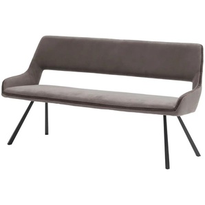 Esszimmerbank mit Metallgestell - braun - Materialmix - 175 cm - 90 cm - cm 60,0 | Möbel Kraft