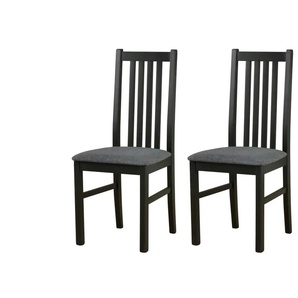Esszimmerstuhl 2er-Set  Comer ¦ schwarz ¦ Maße (cm): B: 43 H: 94