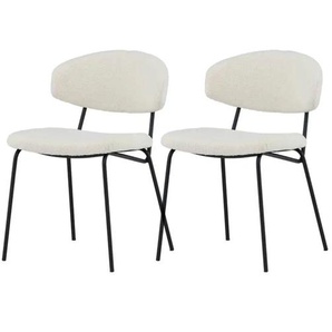 Esszimmerstuhl 2er-Set  Chico ¦ weiß ¦ Maße (cm): B: 50 H: 79