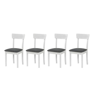 Esszimmerstuhl 4er-Set   ¦ weiß ¦ Maße (cm): B: 43 H: 86