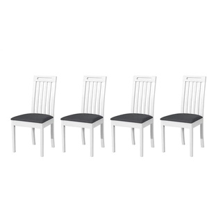 Esszimmerstuhl 4er-Set   ¦ weiß ¦ Maße (cm): B: 47 H: 96