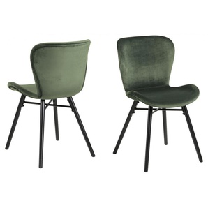 Esszimmerstuhl ACTONA GROUP Stühle Gr. B/H/T: 47 cm x 82,5 cm x 53 cm, 2 St., grün Küchenstühle in verschiedenen Bezugsqualitäten