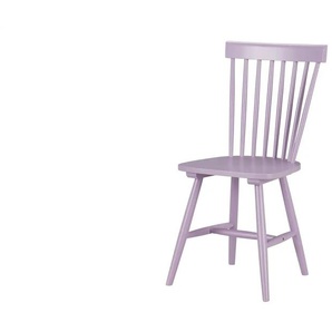 Esszimmerstuhl aus Massivholz Germain ¦ lila/violett ¦ Maße (cm): B: 49,5 H: 87,5 T: 49.5
