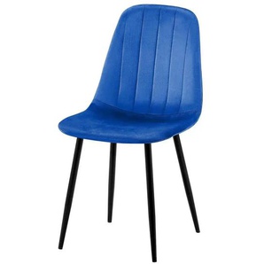 Esszimmerstuhl  Baxter ¦ blau ¦ Maße (cm): B: 45 H: 88
