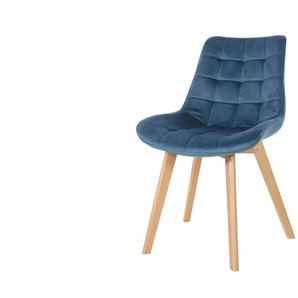 Esszimmerstuhl  Brook ¦ blau ¦ Maße (cm): B: 54 H: 84