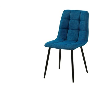 Esszimmerstuhl - blau - Materialmix - 45 cm - 83 cm | Möbel Kraft