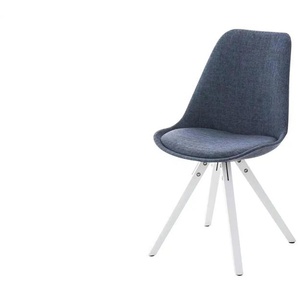 Esszimmerstuhl - blau - Materialmix - 47 cm - 84 cm | Möbel Kraft