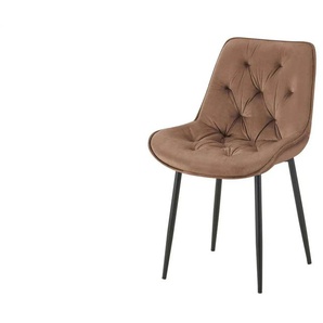 Esszimmerstuhl  Wallace ¦ braun ¦ Maße (cm): B: 52 H: 84