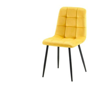 Esszimmerstuhl Carl | gelb | 45 cm | 84 cm |